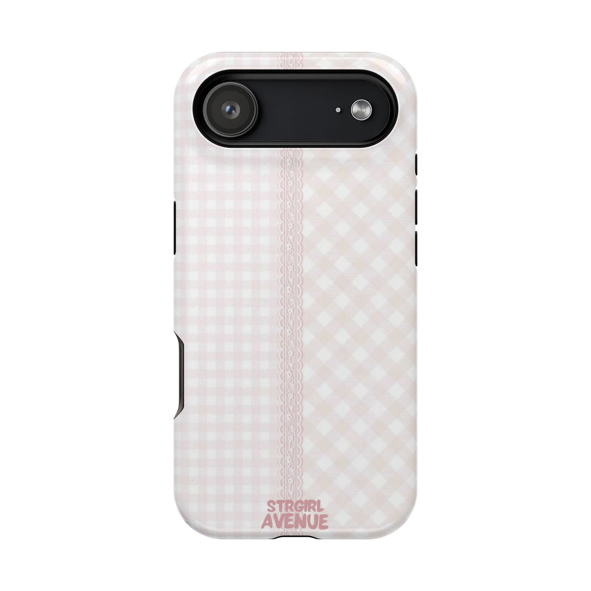 “lace gingham” protective phone case
