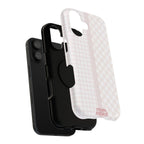 “lace gingham” protective phone case