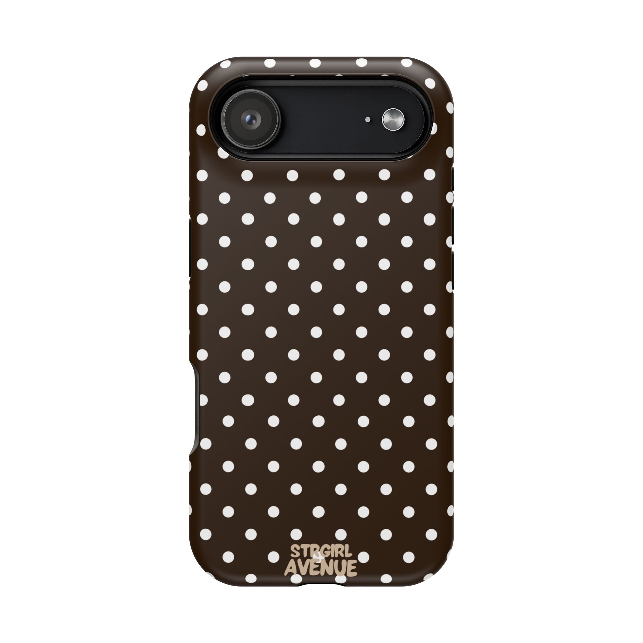 “Cocoa Dots” protective phone case