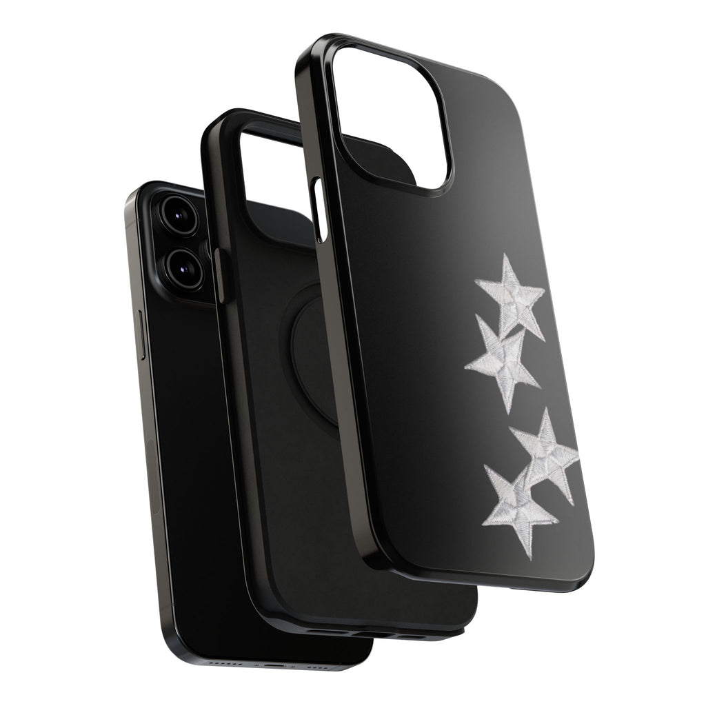 “silver stars” protective phone case