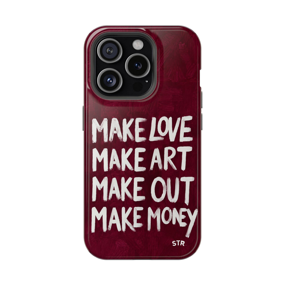 “make art” protective phone case