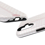 “lace gingham” protective phone case