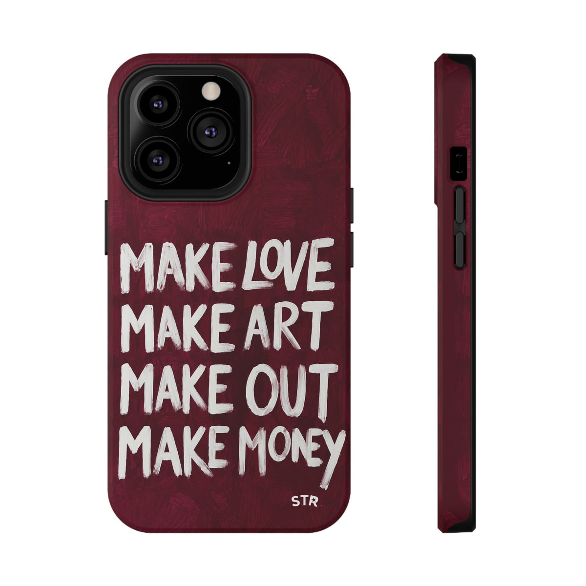 “make art” protective phone case