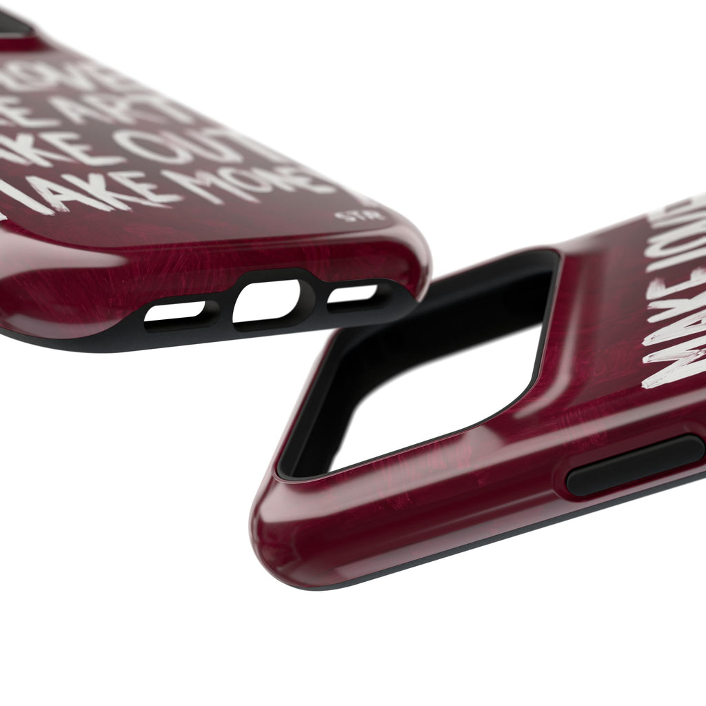 “make art” protective phone case
