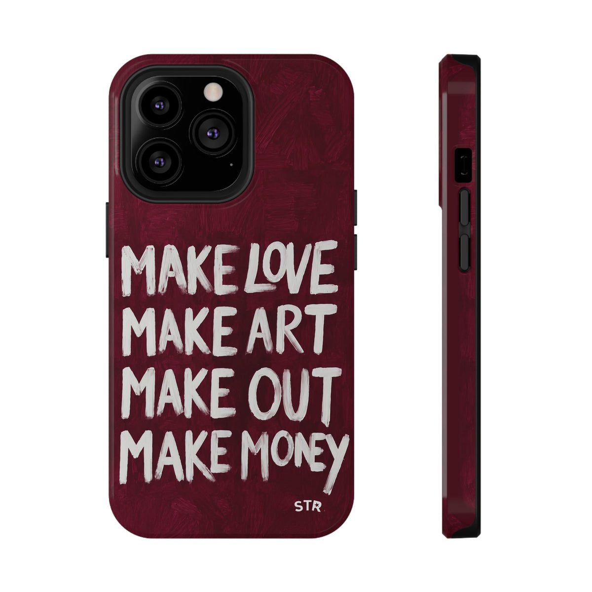 “make art” protective phone case