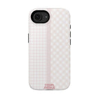 “lace gingham” protective phone case