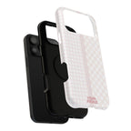 “lace gingham” protective phone case