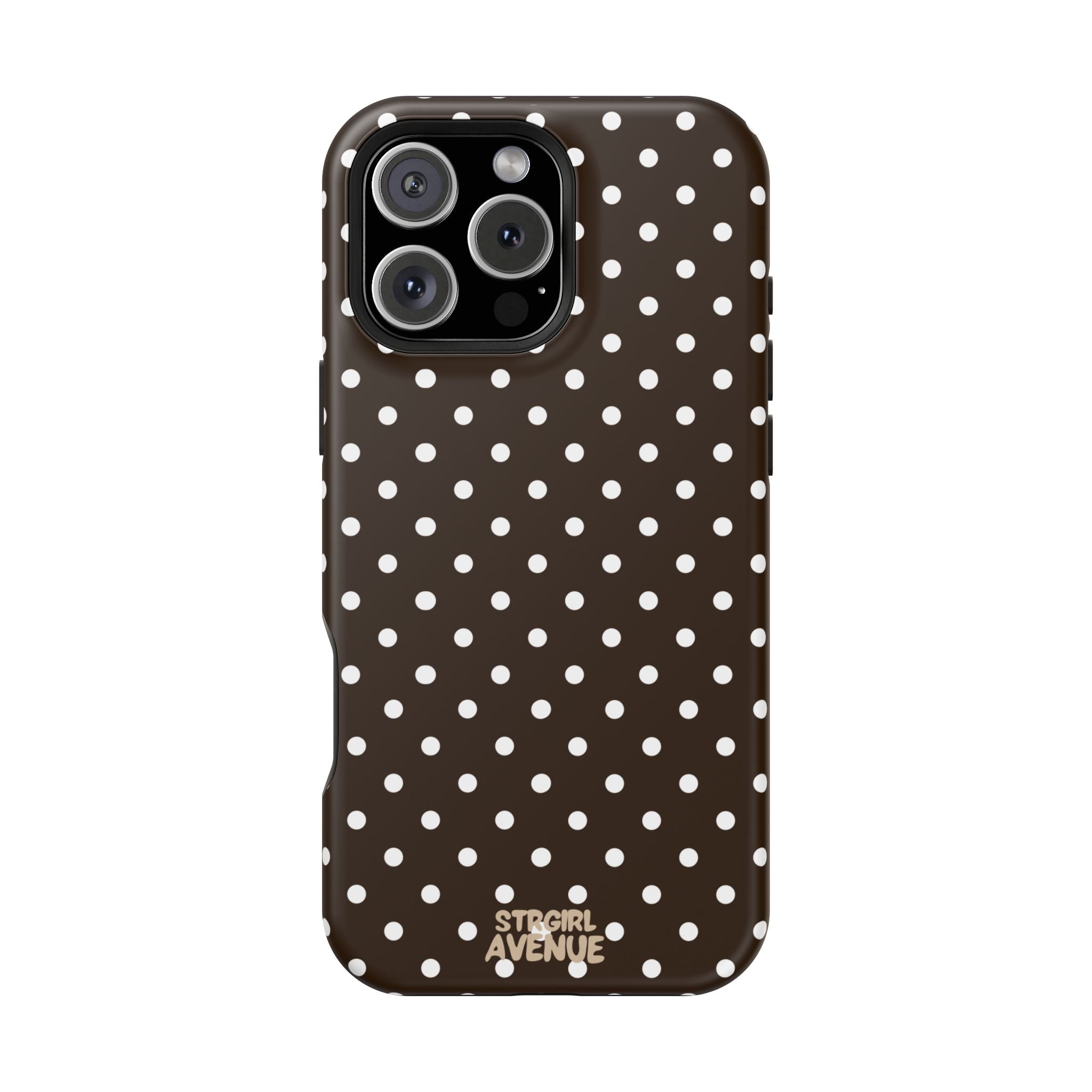 “Cocoa Dots” protective phone case
