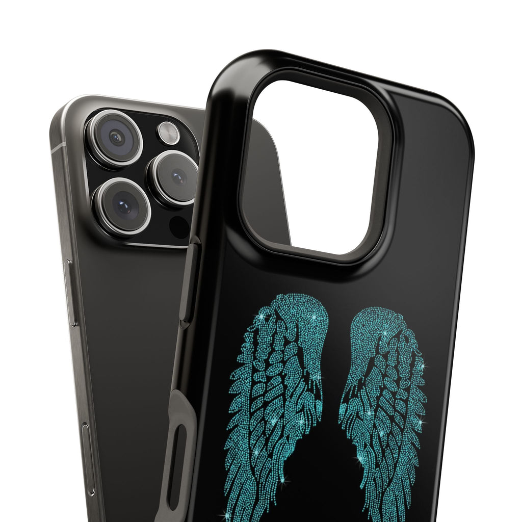 "Teal wings” protective phone case
