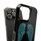 "Teal wings” protective phone case