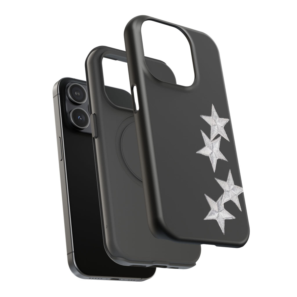 “silver stars” protective phone case