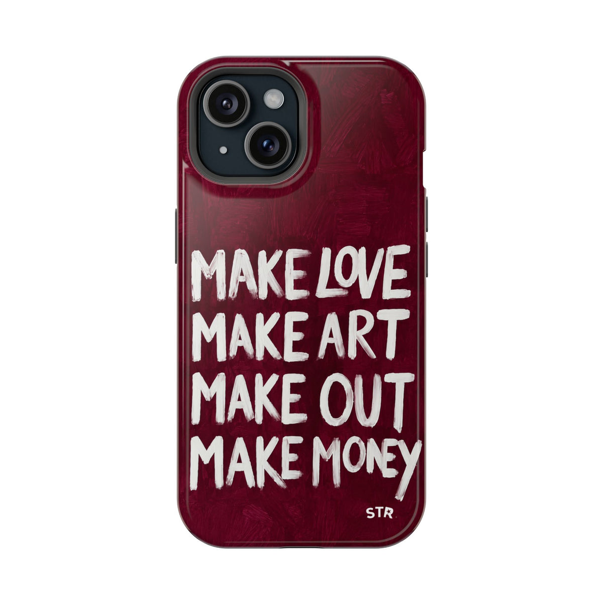 “make art” protective phone case