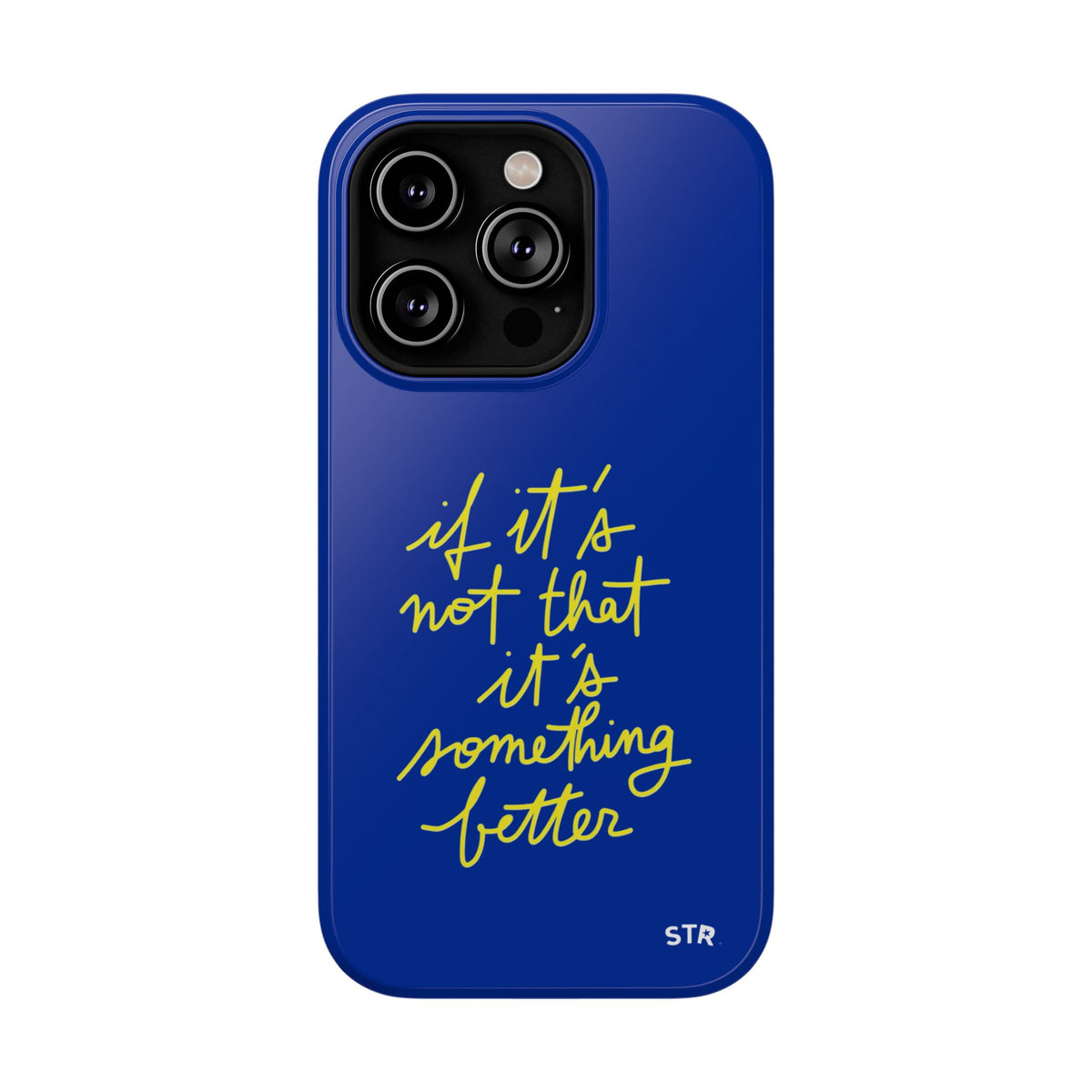 "better things are coming ” protective phone case