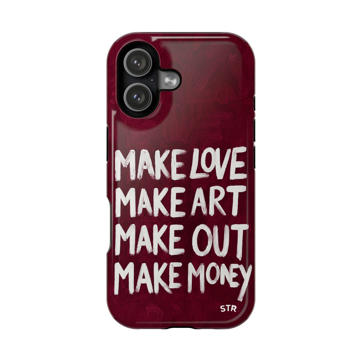 “make art” protective phone case