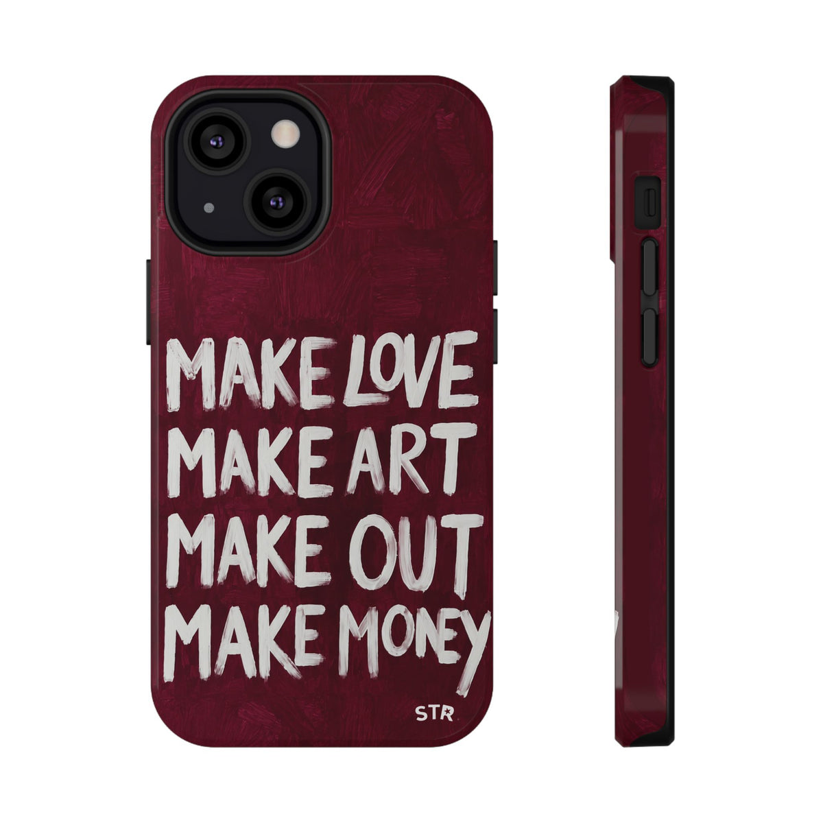“make art” protective phone case