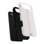 “lace gingham” protective phone case