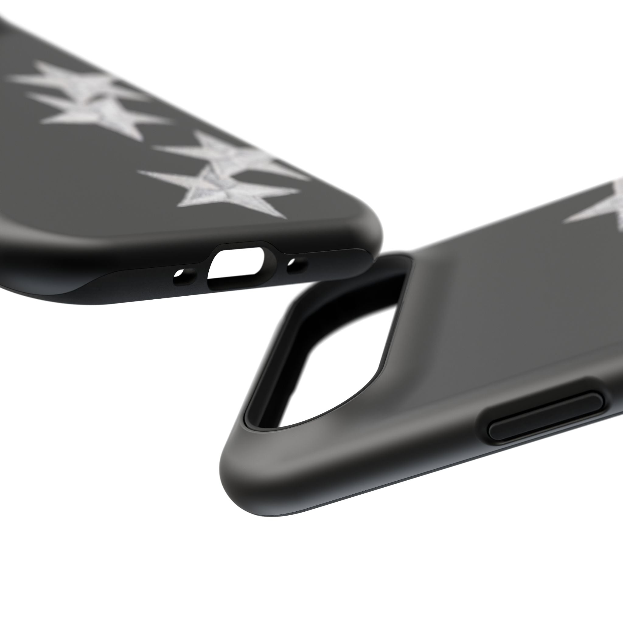 “silver stars” protective phone case