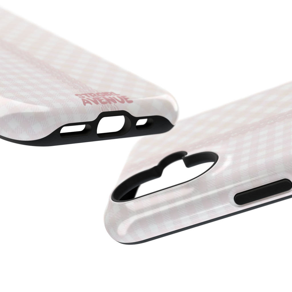 “lace gingham” protective phone case