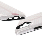 “lace gingham” protective phone case