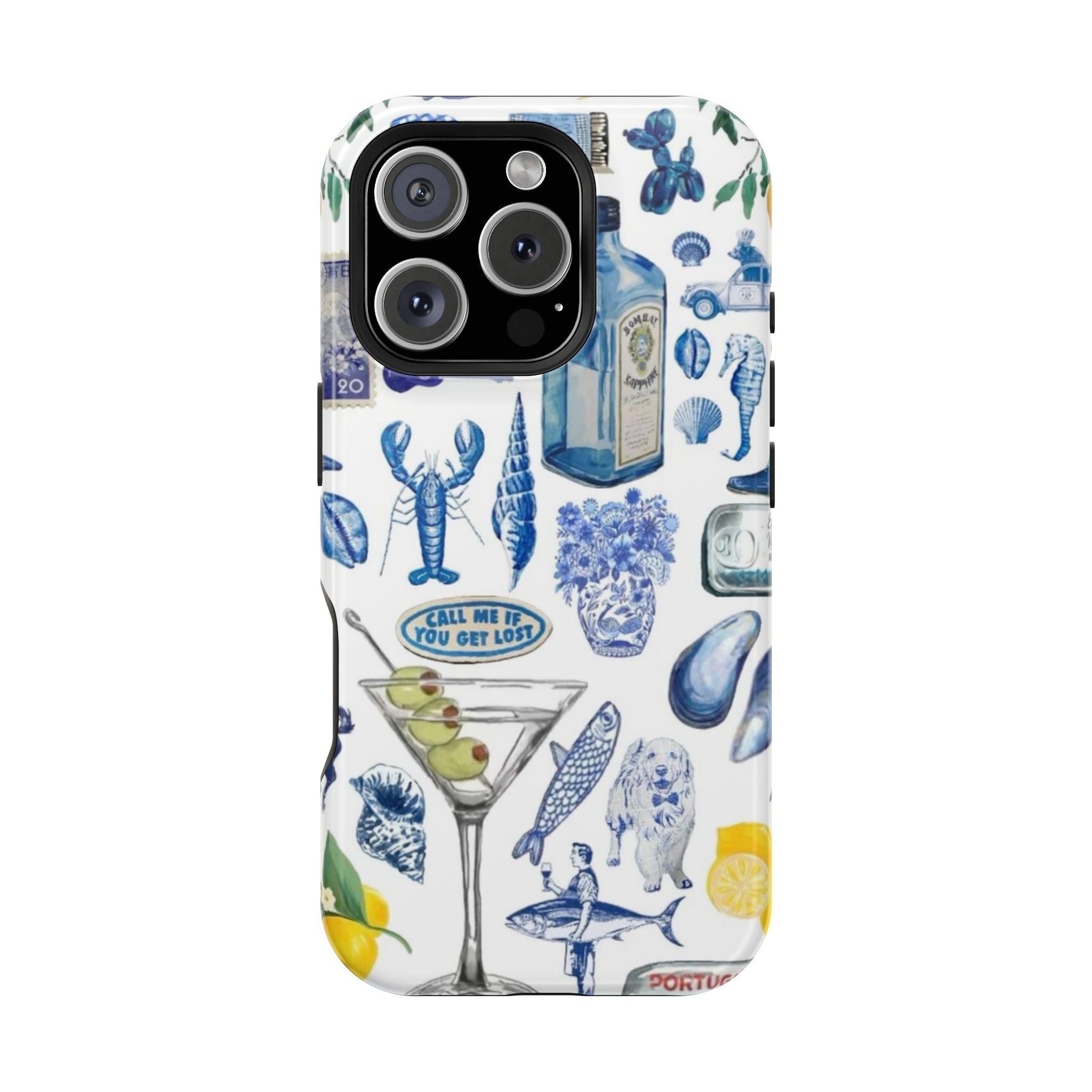 “call me” protective phone case