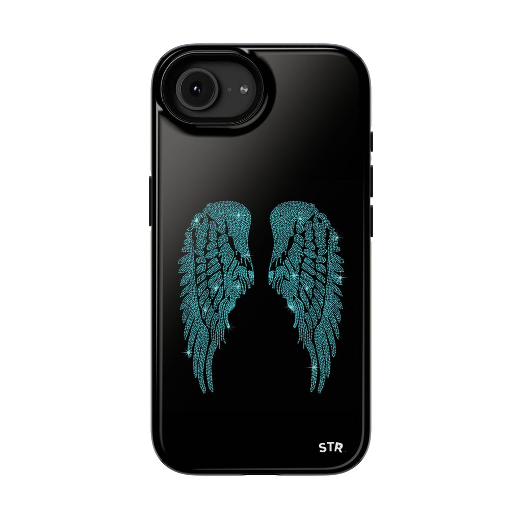 "Teal wings” protective phone case