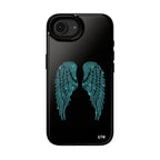 "Teal wings” protective phone case