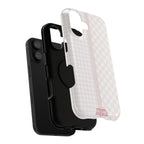 “lace gingham” protective phone case