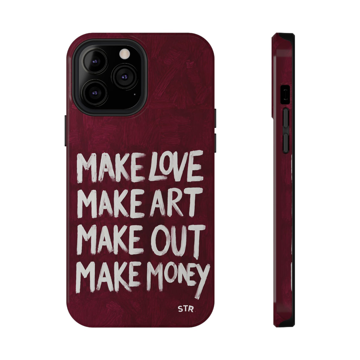 “make art” protective phone case