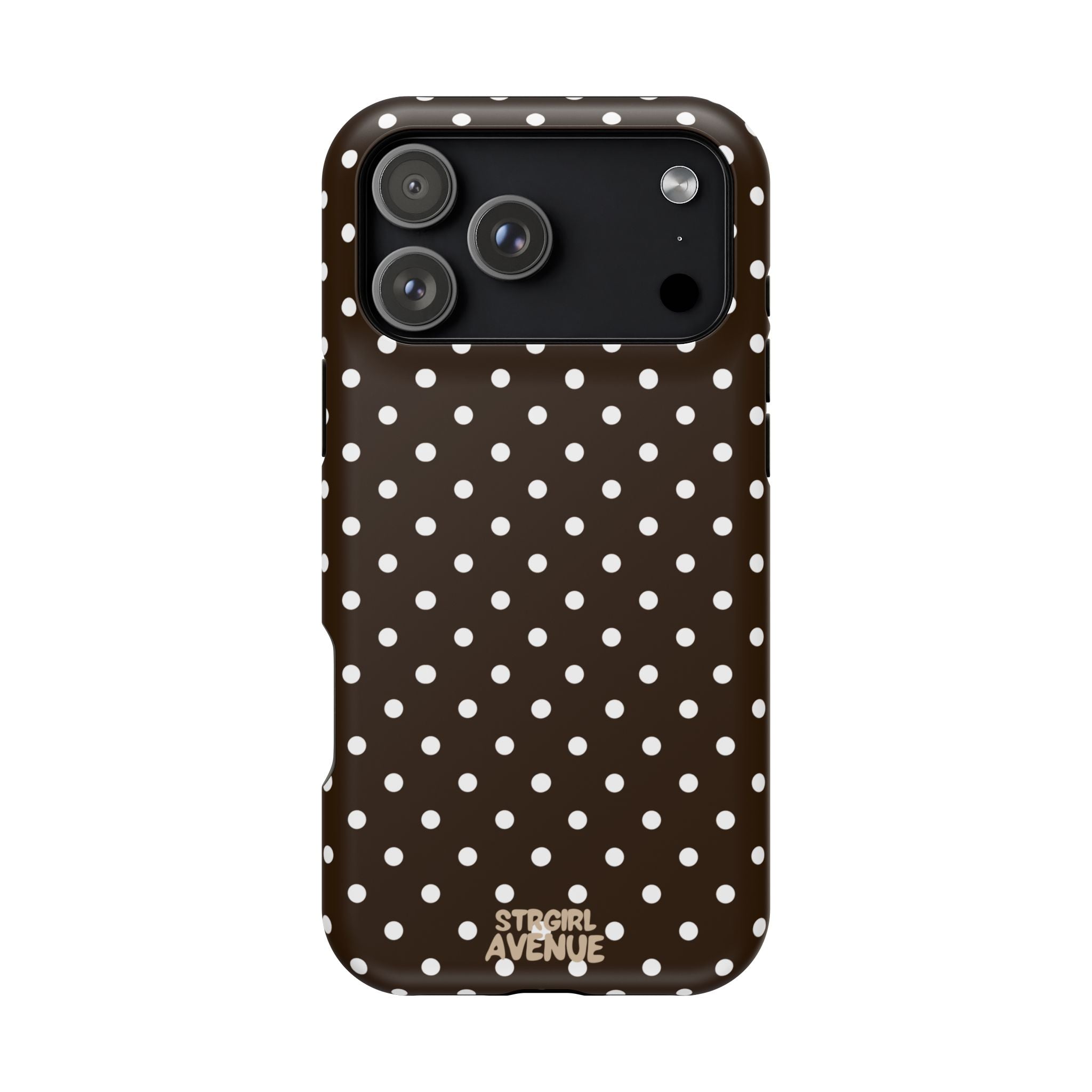 “Cocoa Dots” protective phone case