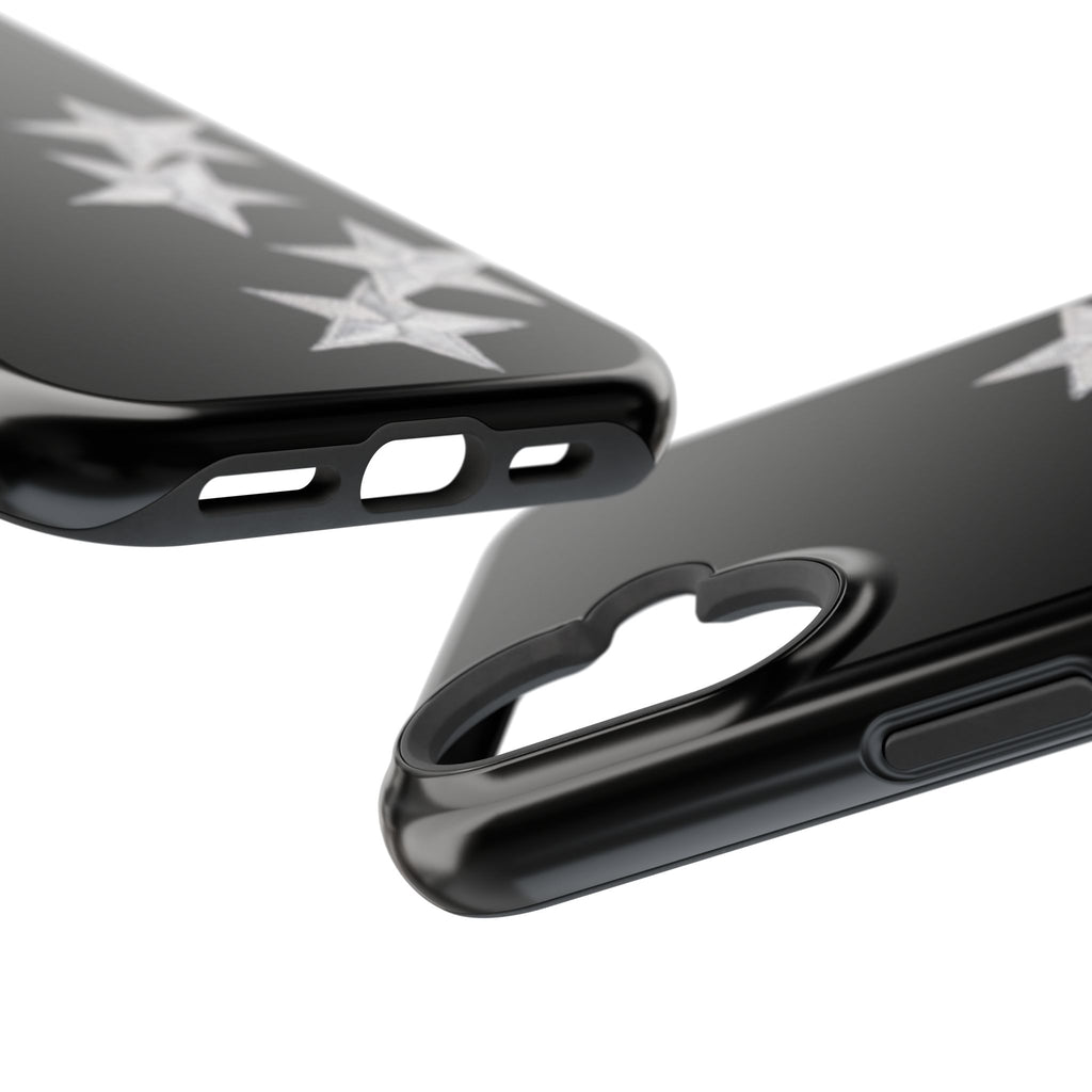 “silver stars” protective phone case