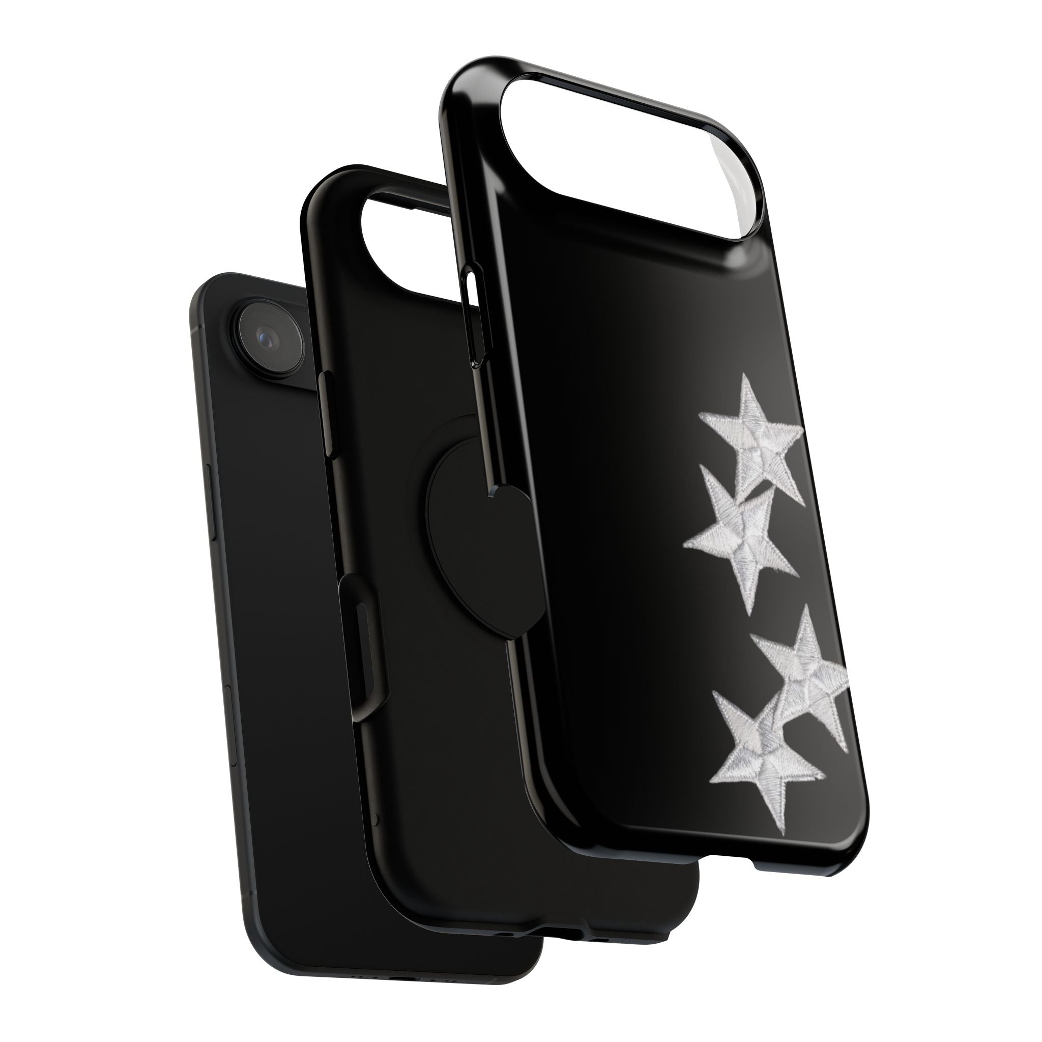 “silver stars” protective phone case