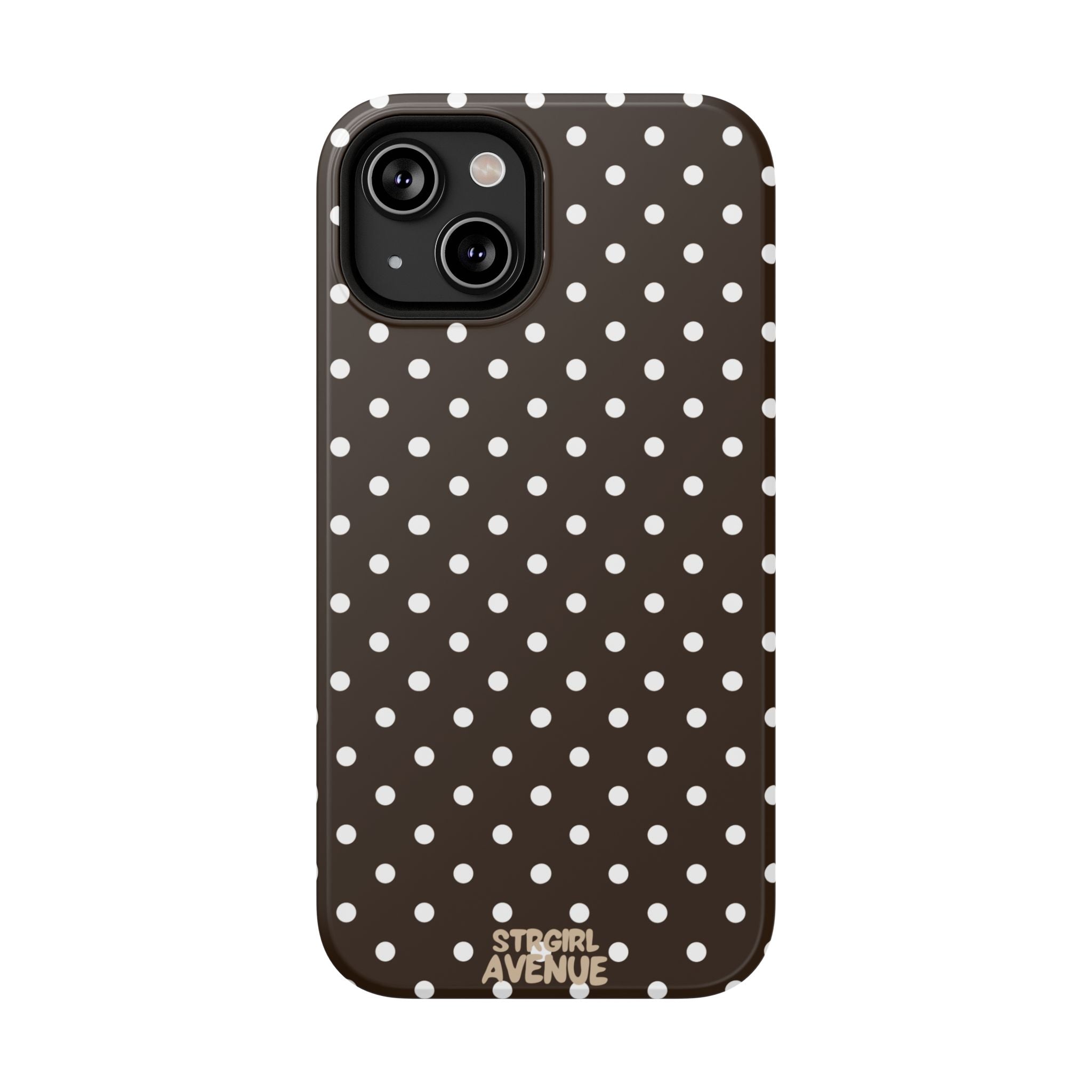 “Cocoa Dots” protective phone case