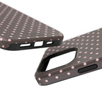 “Straw choc dots” protective phone case