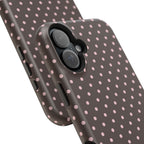 “Straw choc dots” protective phone case