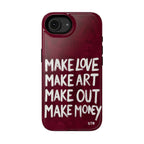 “make art” protective phone case