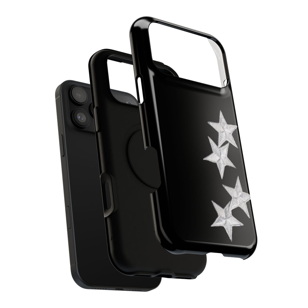 “silver stars” protective phone case