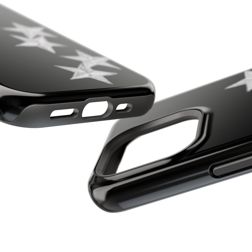 “silver stars” protective phone case