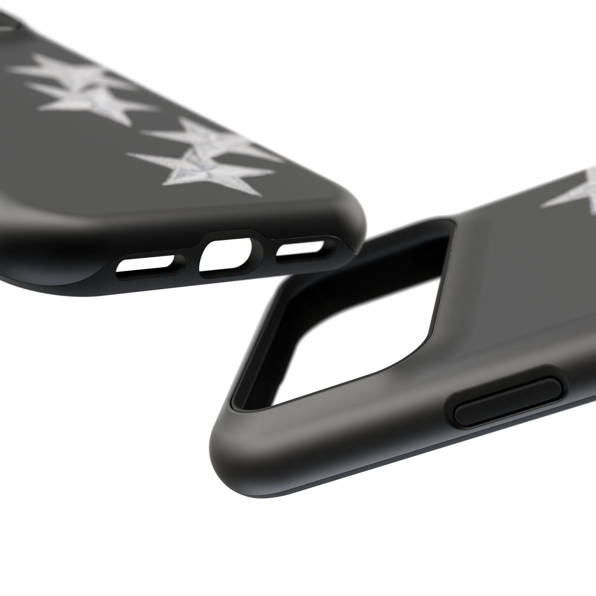 “silver stars” protective phone case