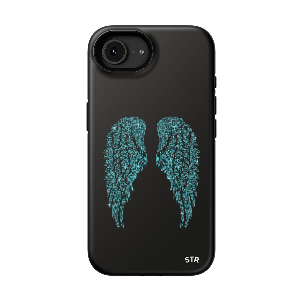 "Teal wings” protective phone case