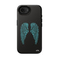 "Teal wings” protective phone case
