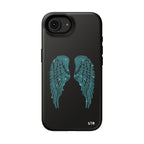 "Teal wings” protective phone case