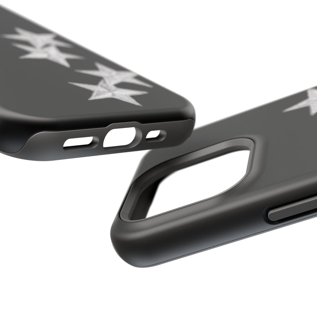 “silver stars” protective phone case