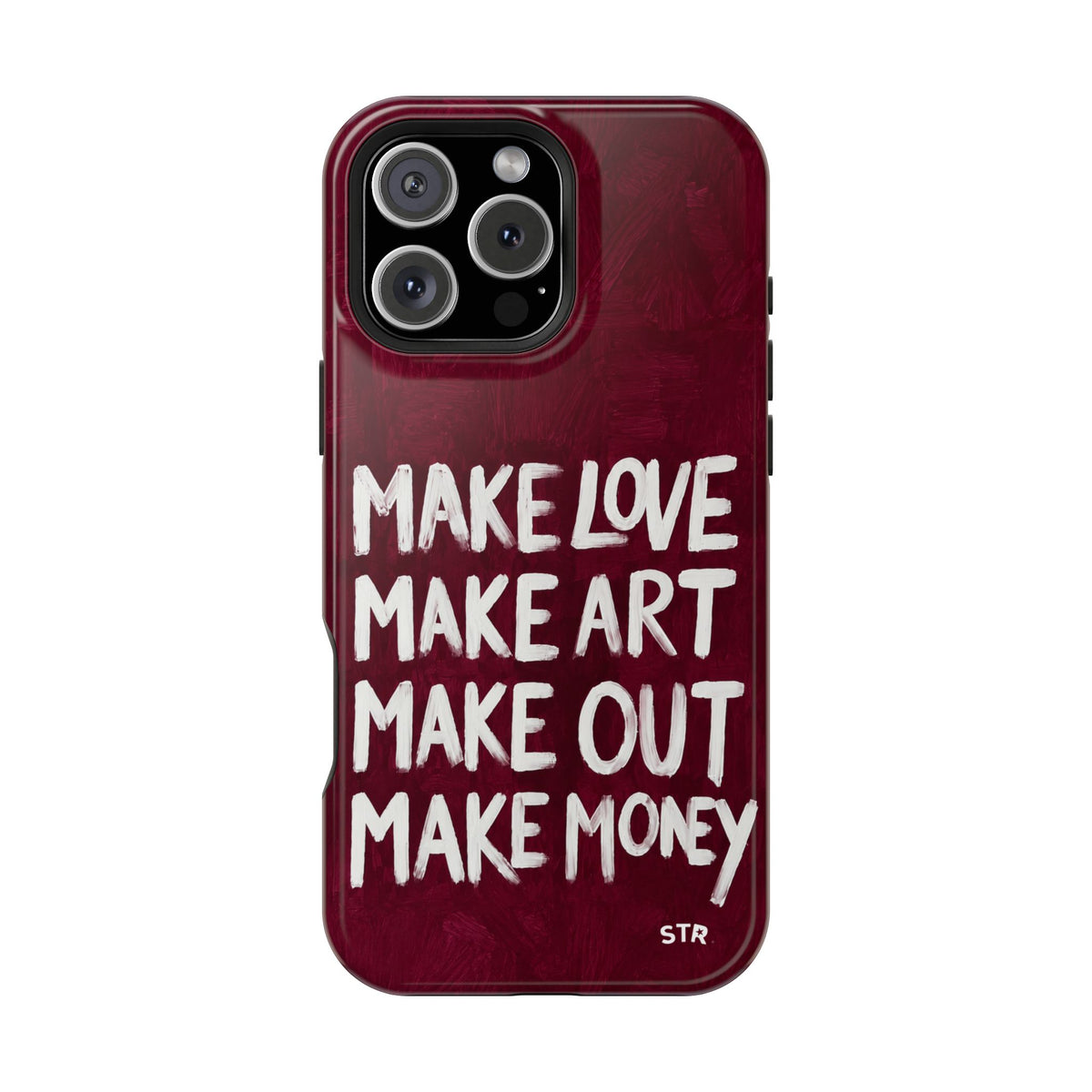 “make art” protective phone case