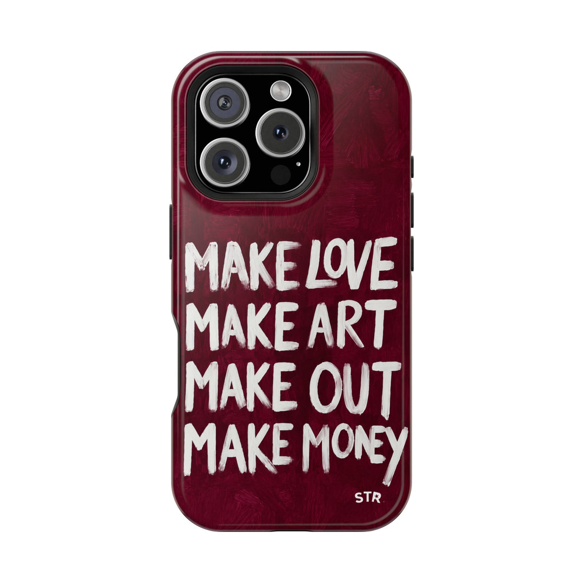 “make art” protective phone case