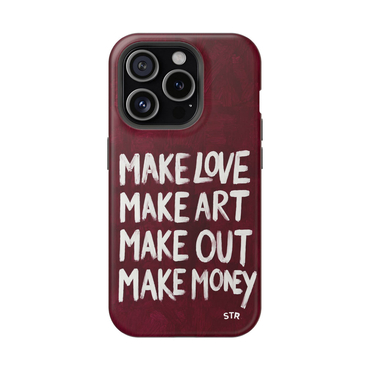 “make art” protective phone case