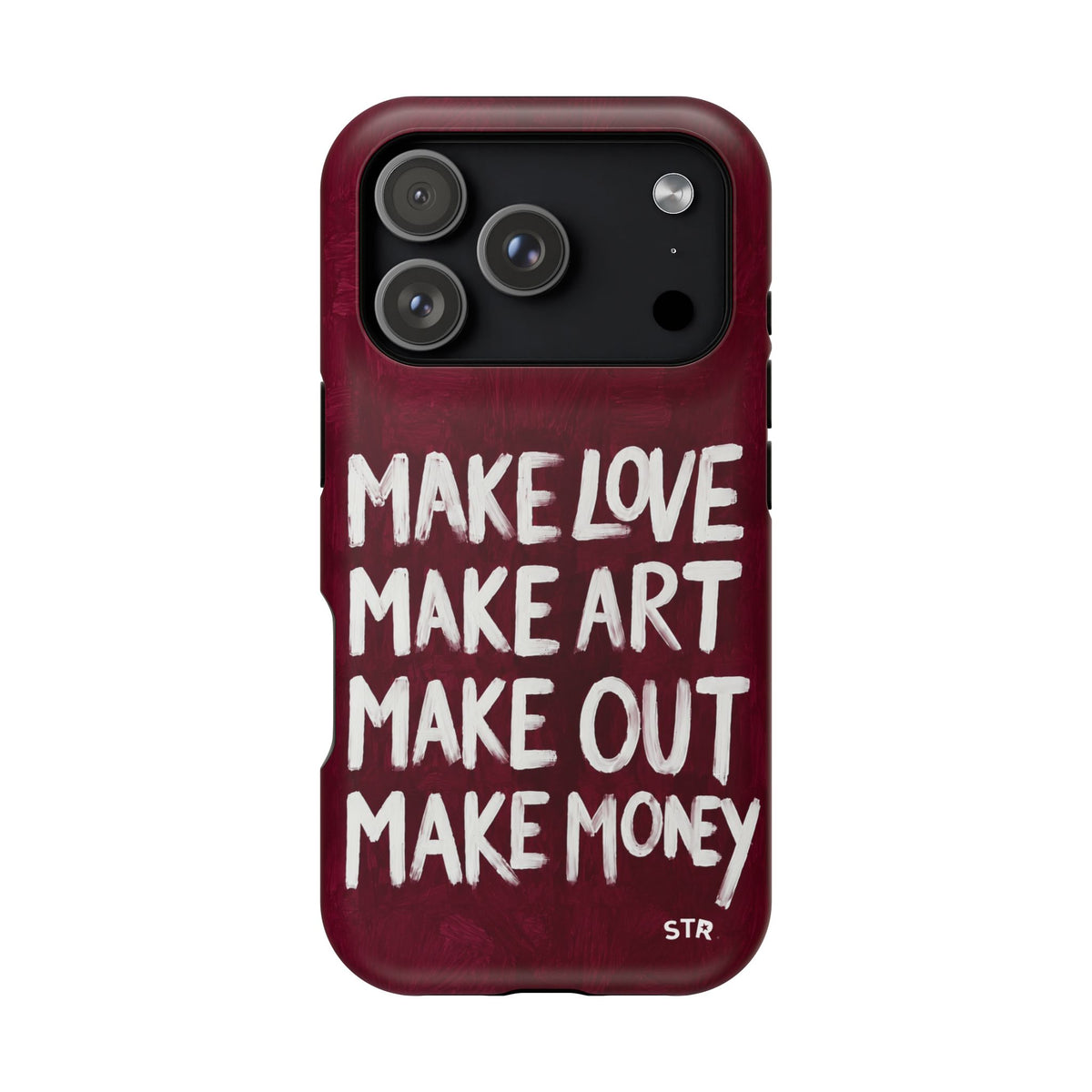 “make art” protective phone case
