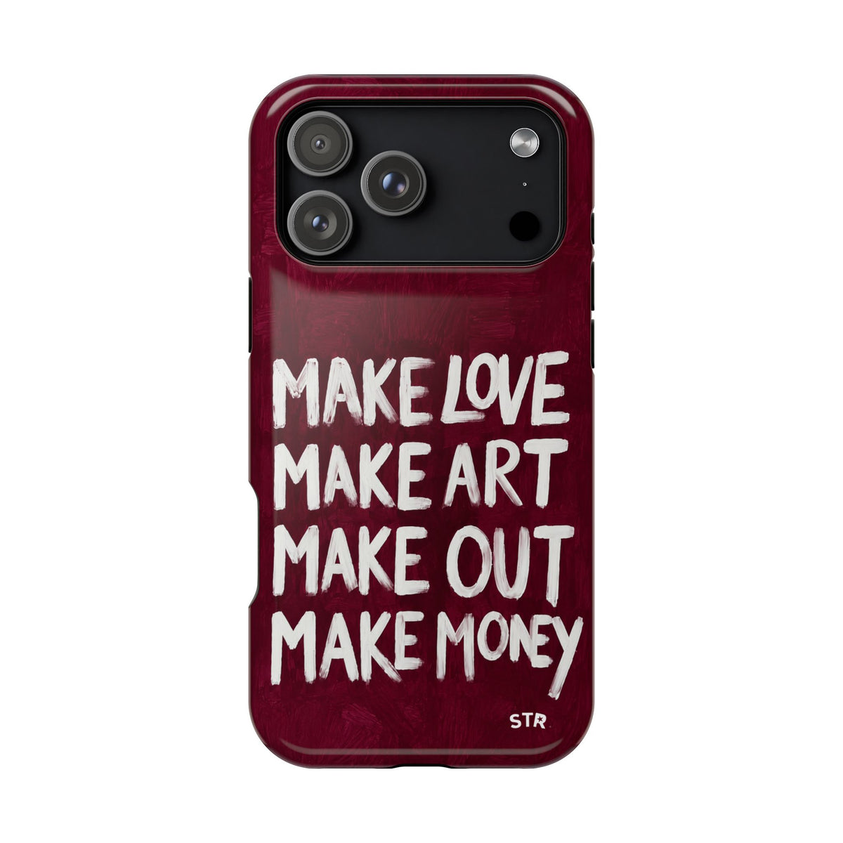 “make art” protective phone case