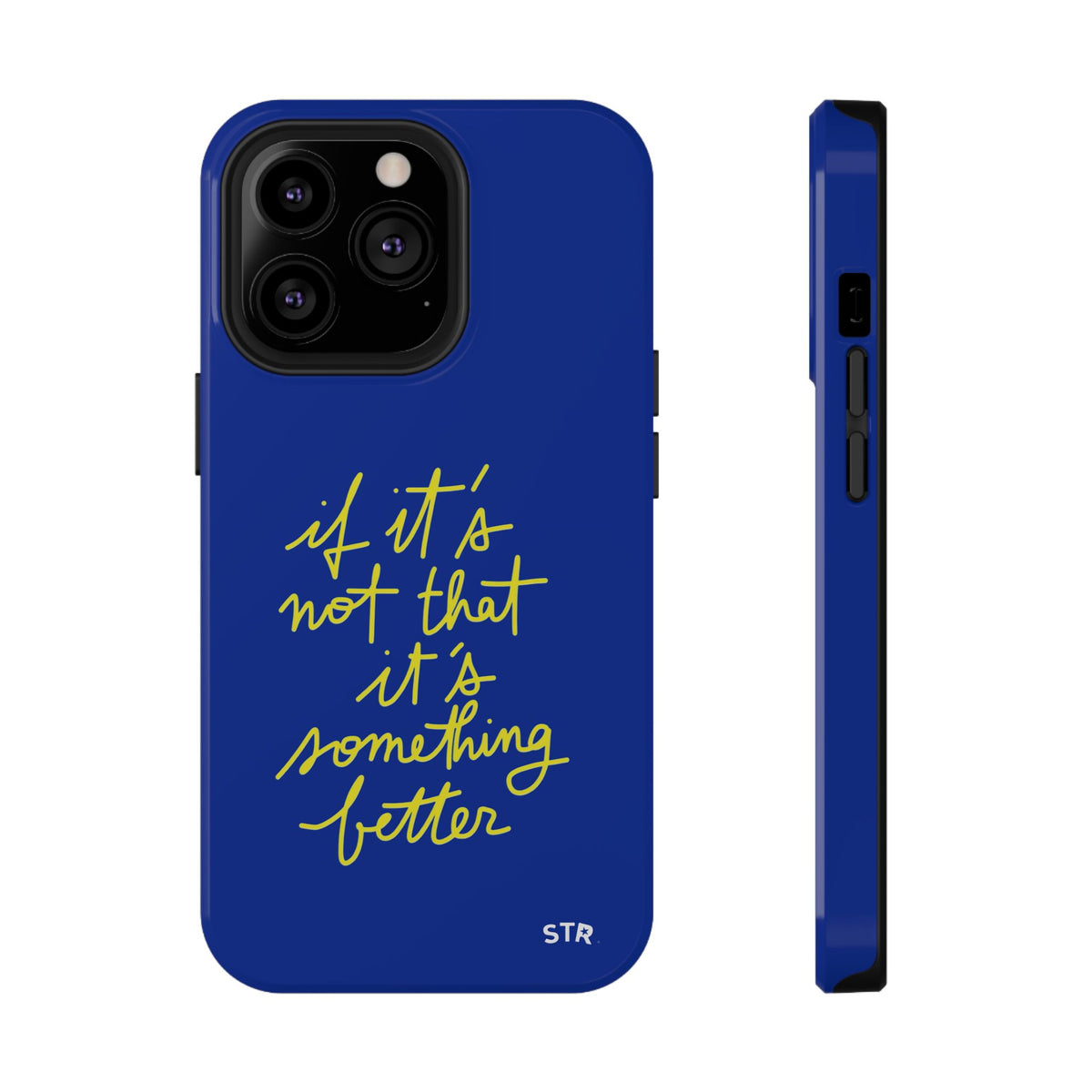 "better things are coming ” protective phone case