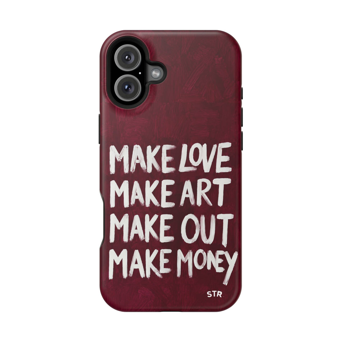 “make art” protective phone case