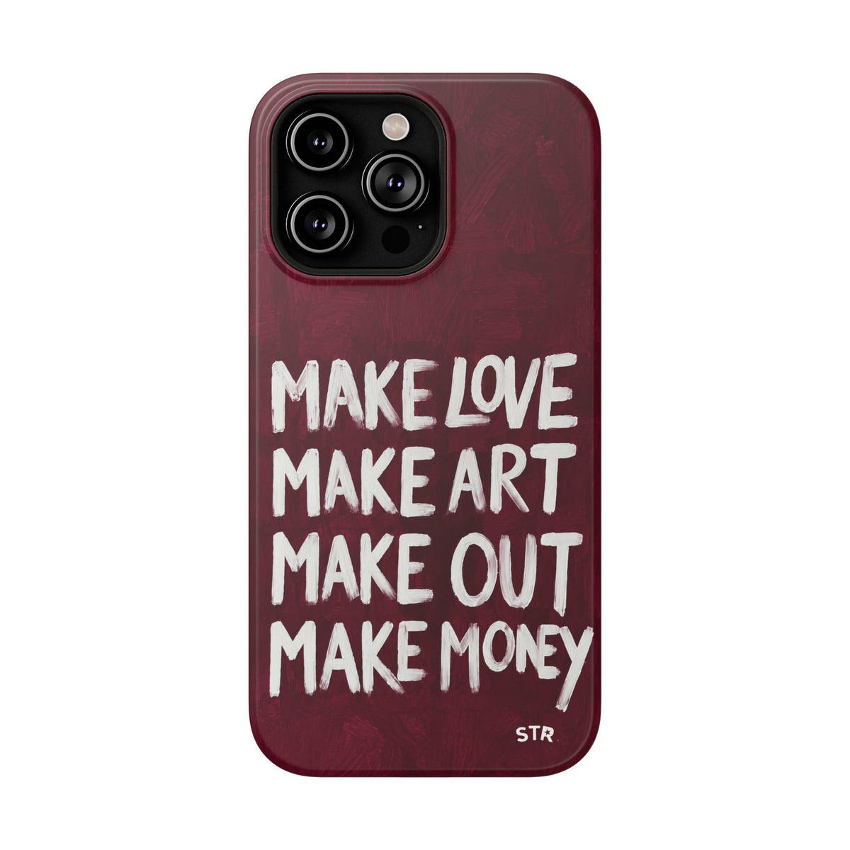 “make art” protective phone case